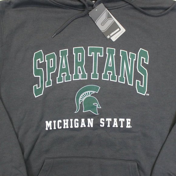 Colosseum Michigan State Spartans Hoodie Gray - L - Picture 2 of 4